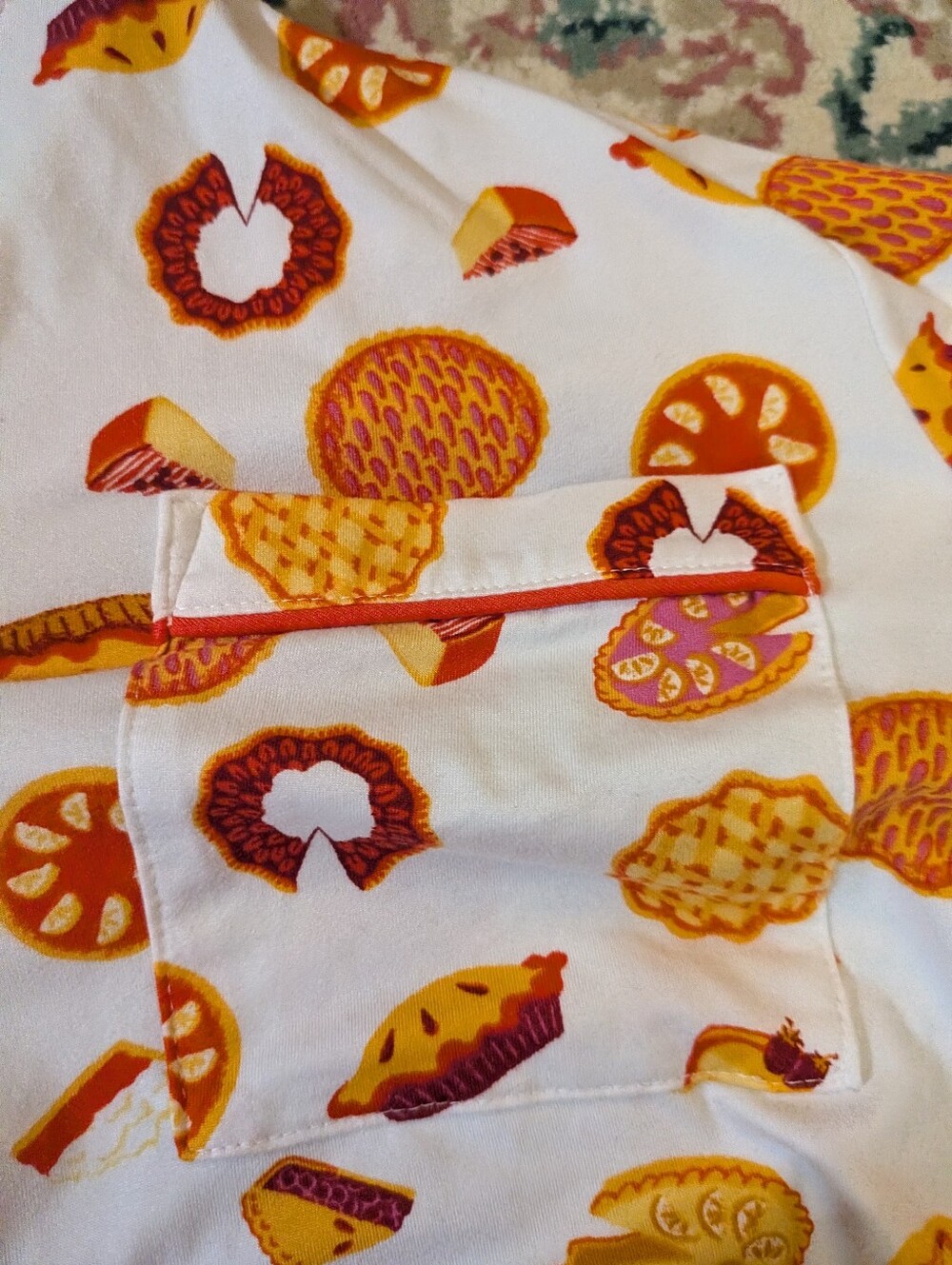 Women's Joyspun Dessert Pie Pajama Set Shorts 3XL - Picture 5 of 8